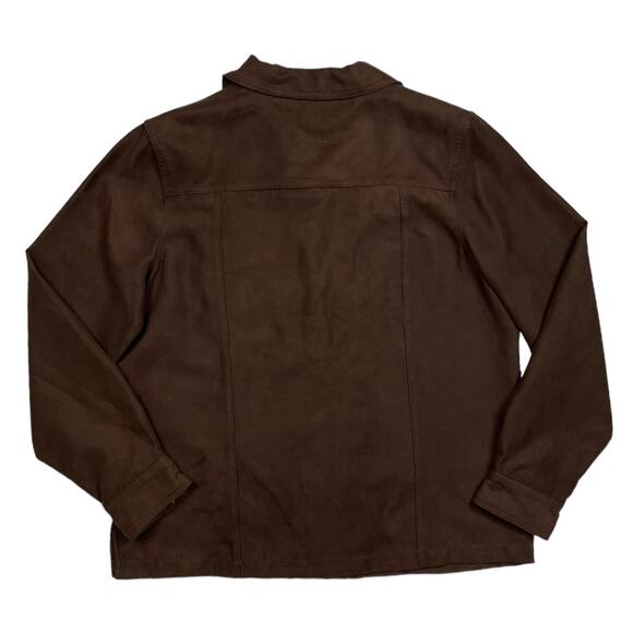 Napa Valley Suede Western Shirt - Picture 2 of 5